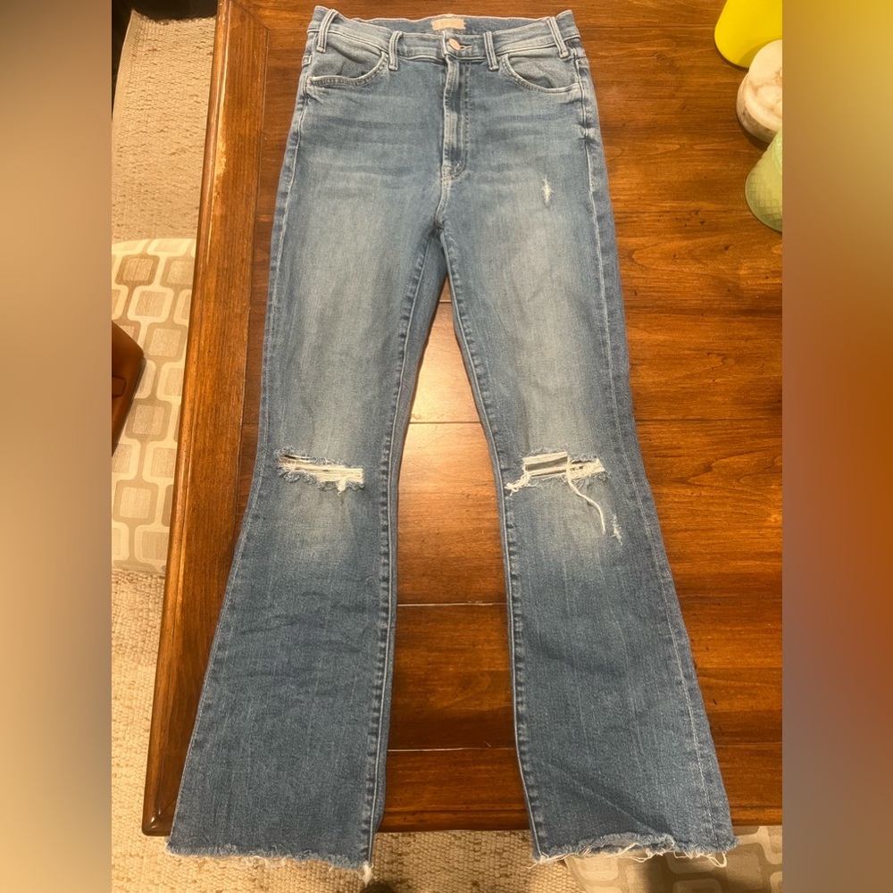 Mother Jeans Hustler Ankle Fray